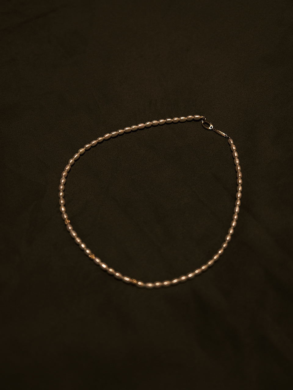 (14k) Sparkling Ball Pearl Necklace