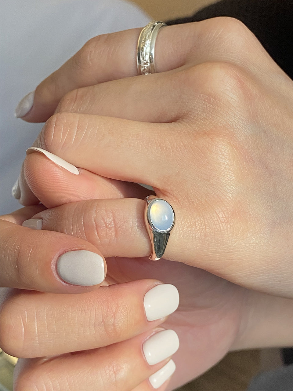 Jolly Ring (Blue Chalcedony)