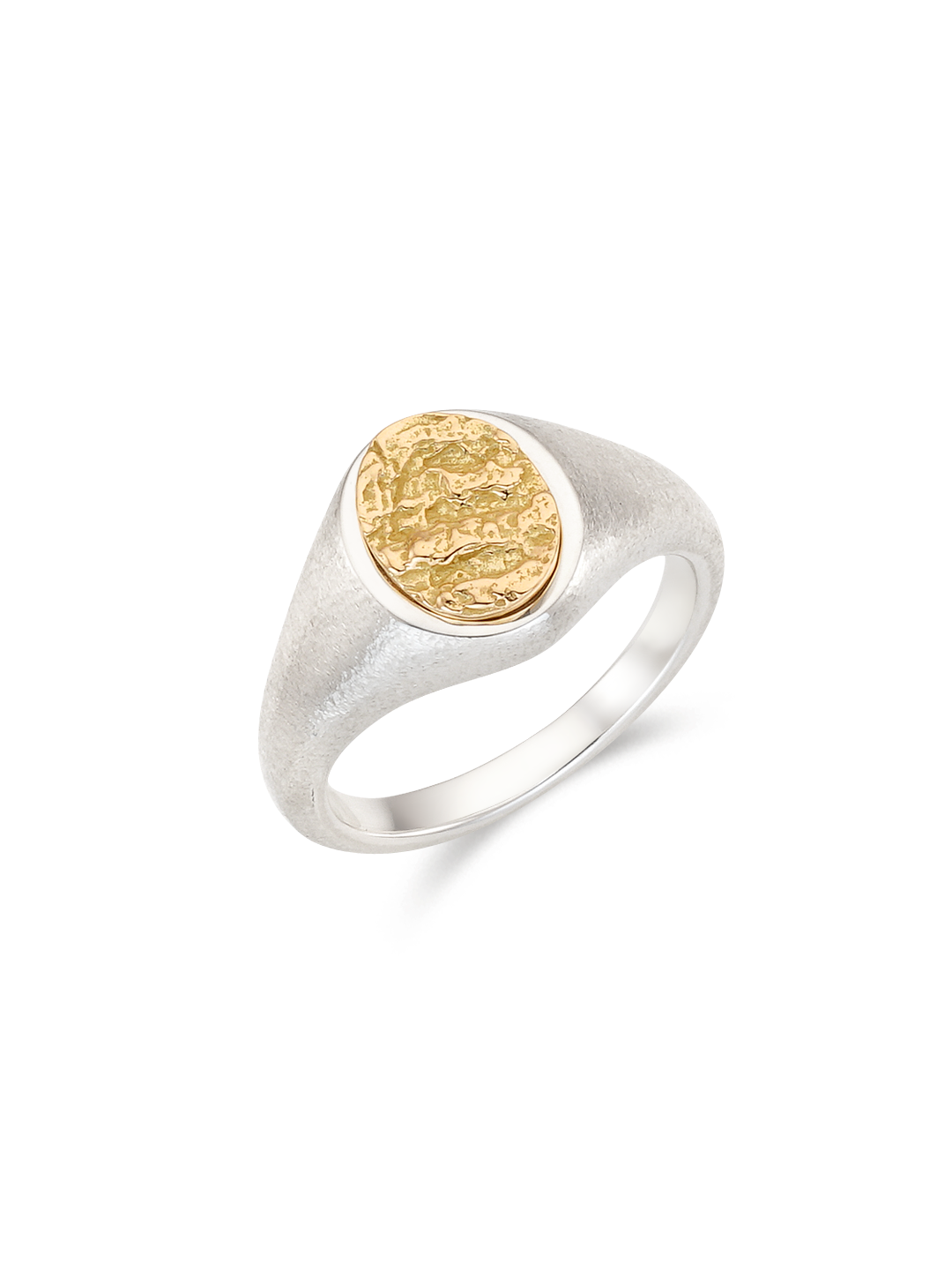 (14k) Twig Signet Ring