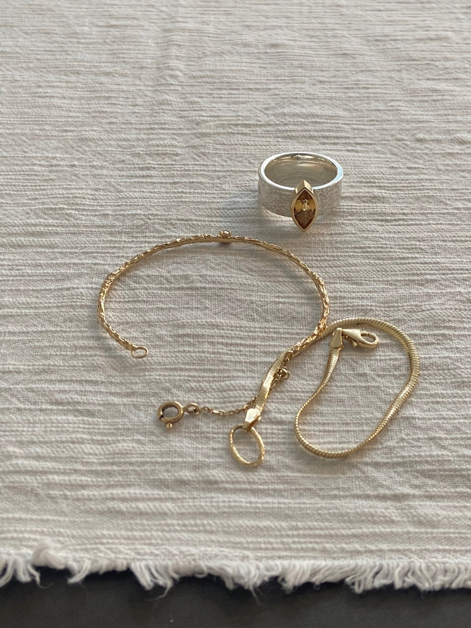 Twig Andante Ring (citrine)