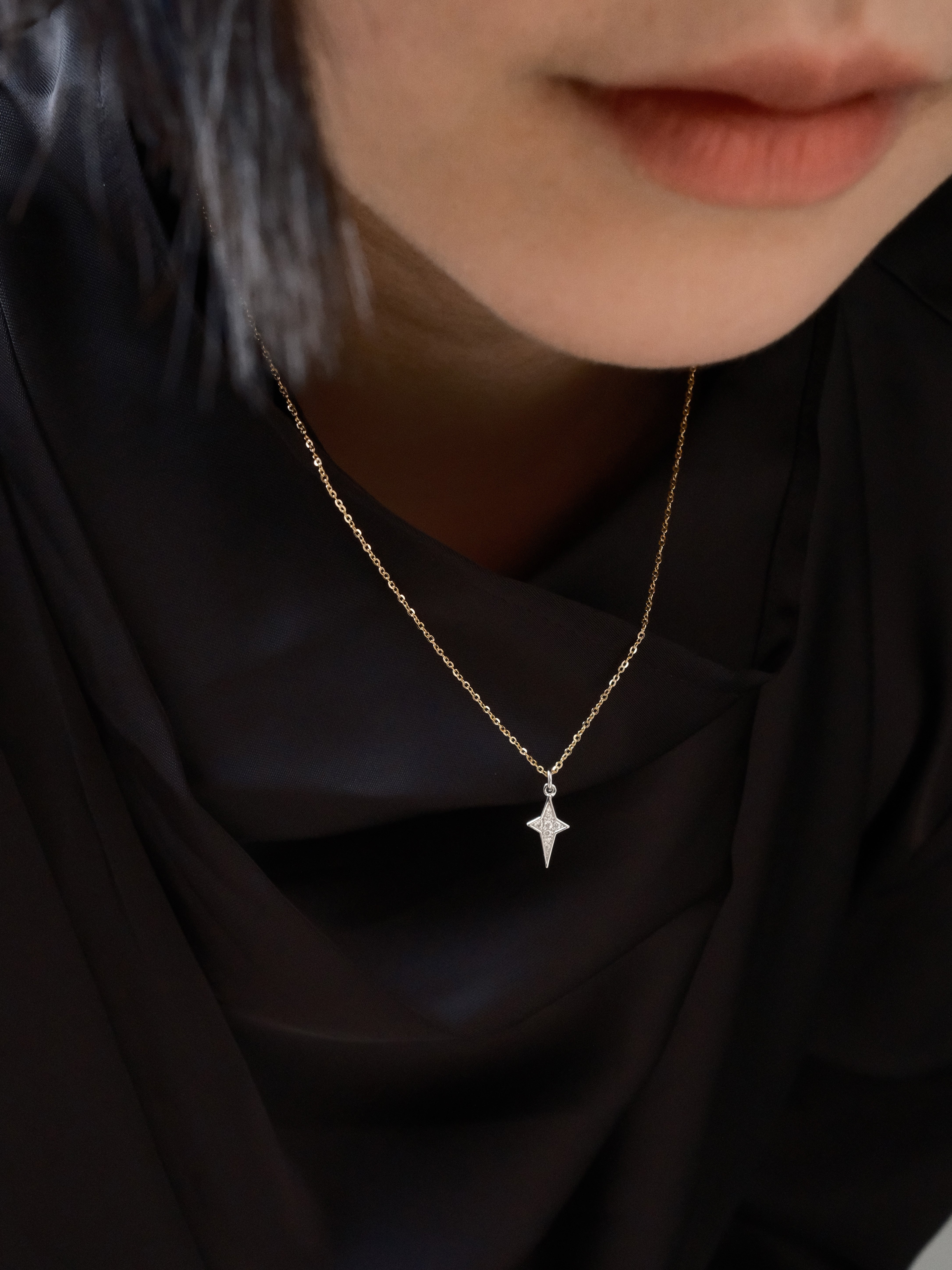 Étoile Cross Necklace