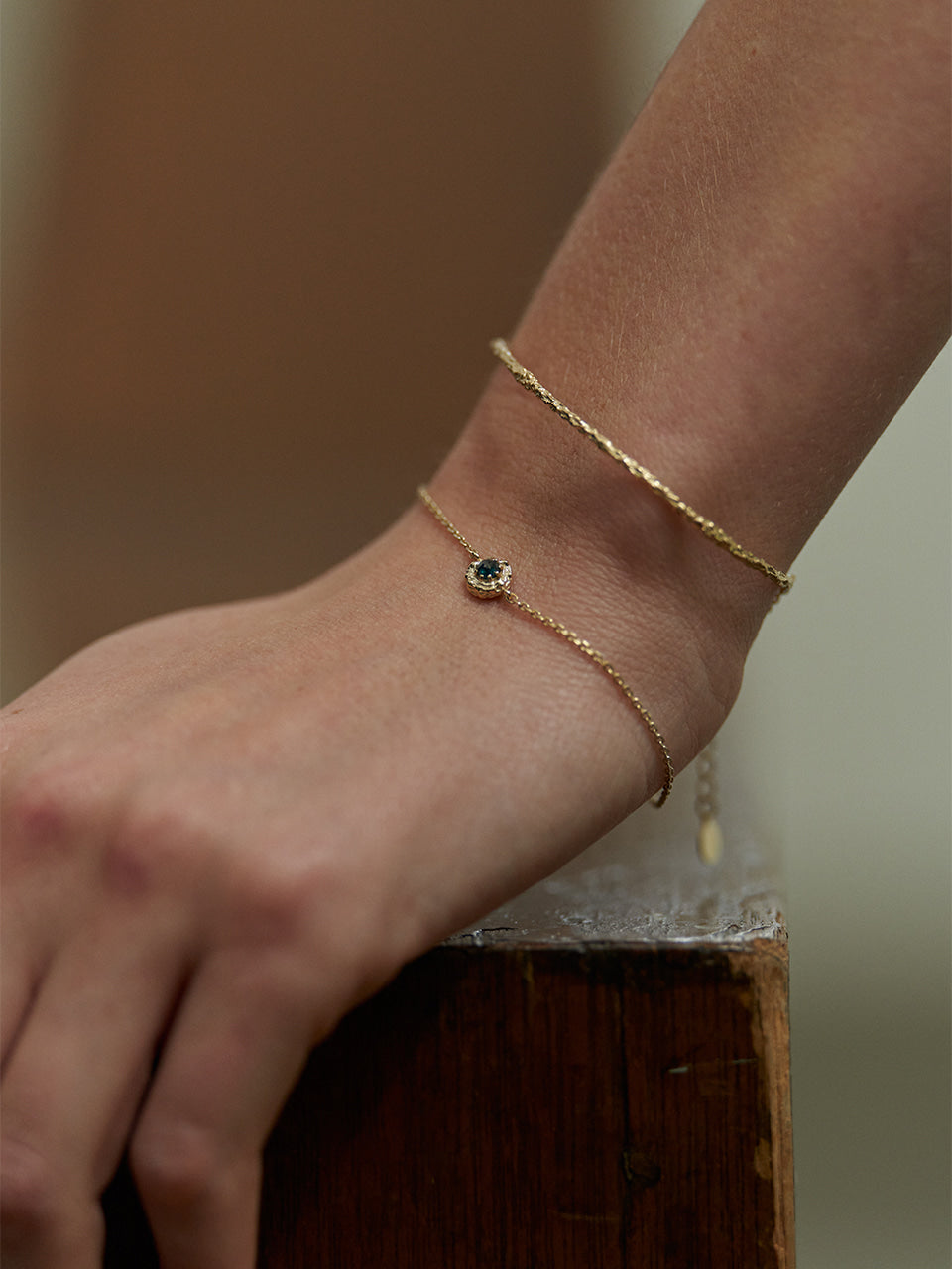 Sprout Bracelet (M) (rough diamond)