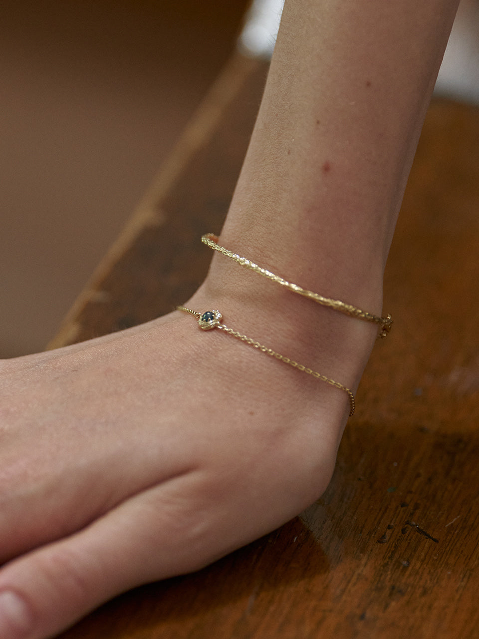 Sprout Bracelet (M) (rough diamond)