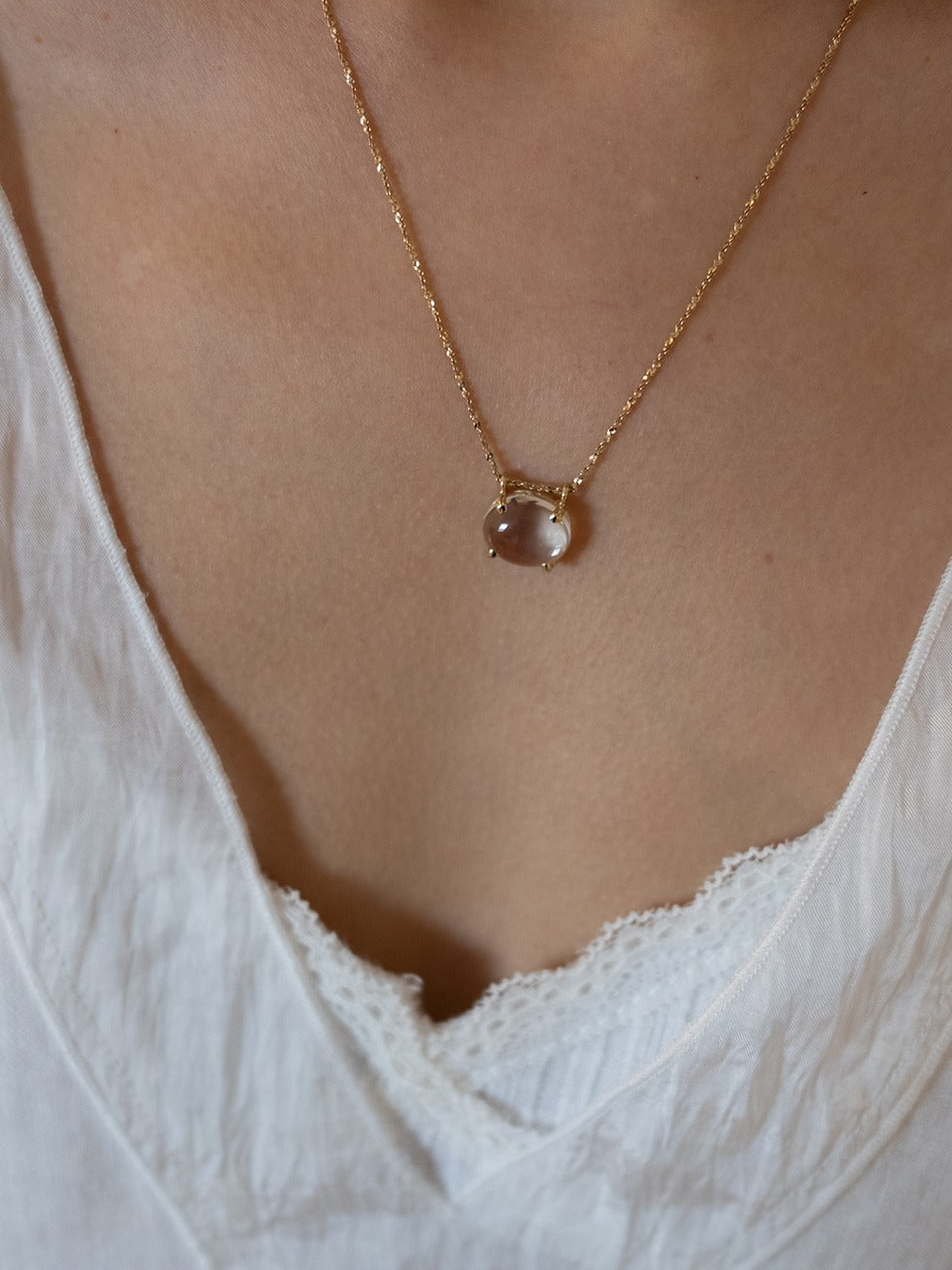 Twig Quartz Necklace