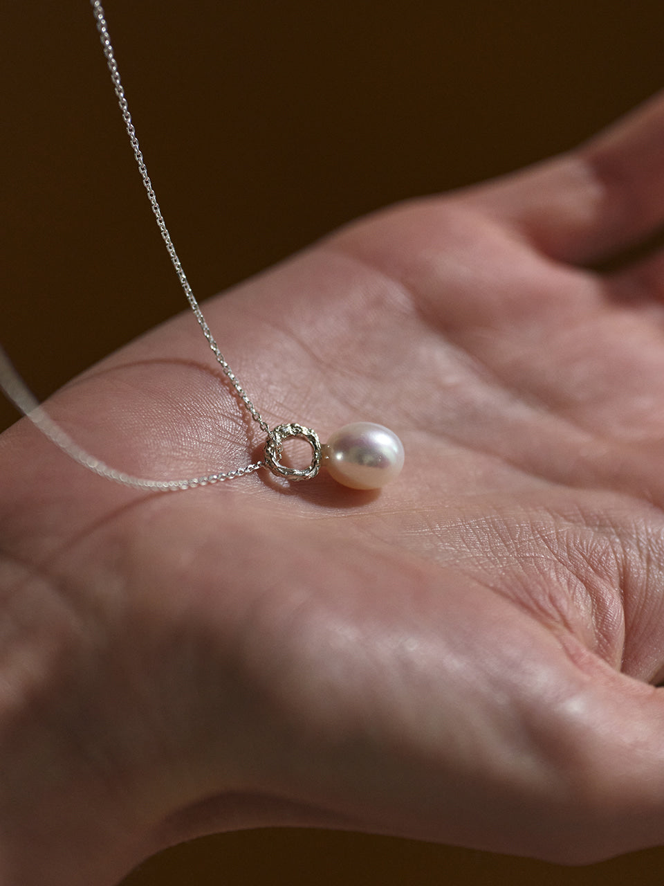 Twig Pearl Necklace