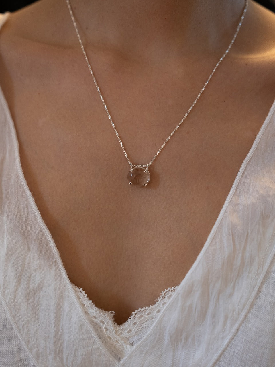 Twig Quartz Necklace