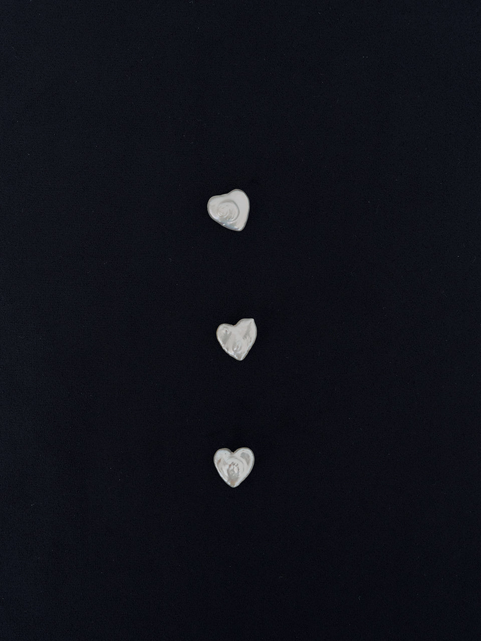 (14k) Heart Pearl Necklace