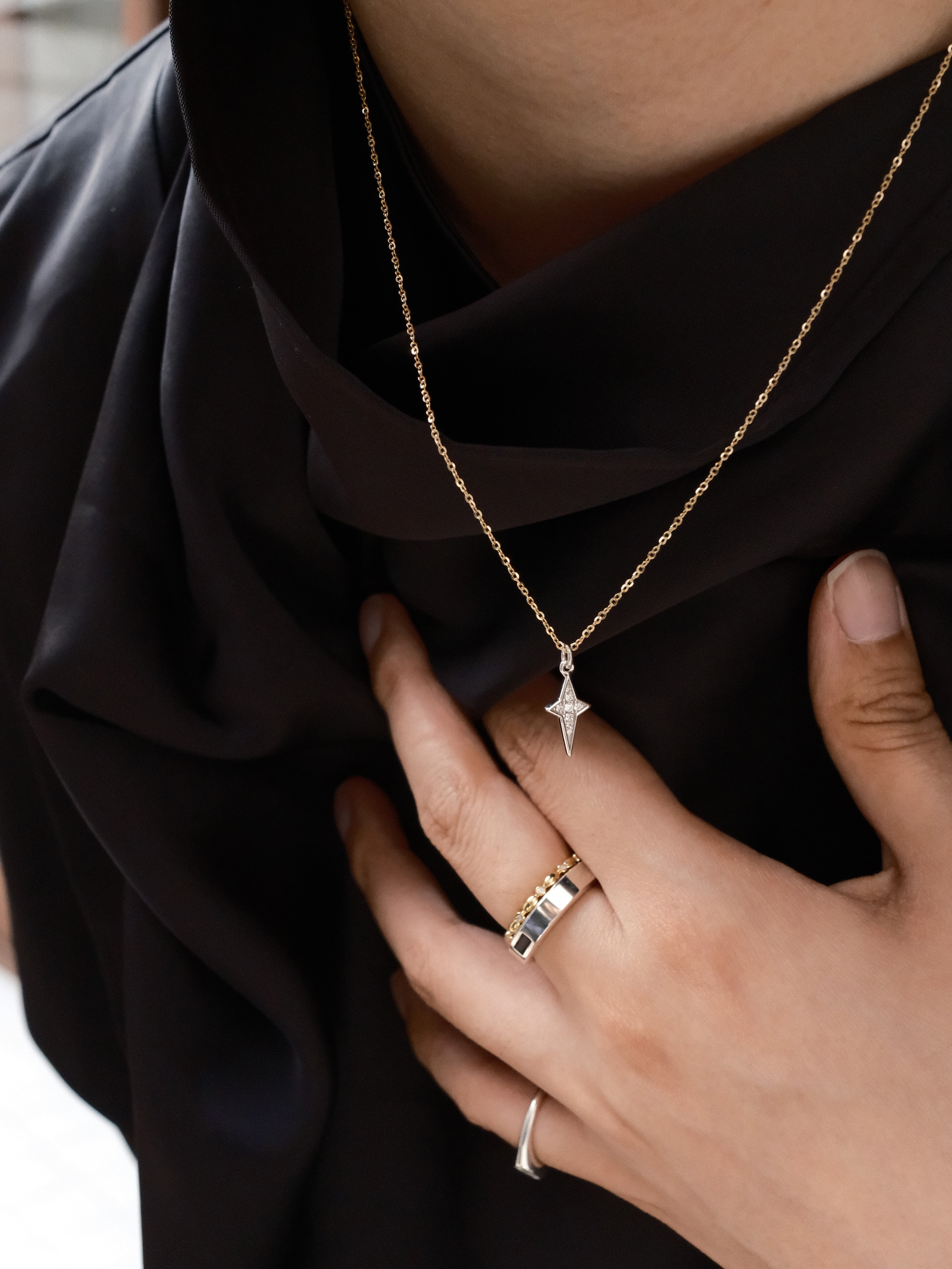 Étoile Cross Necklace