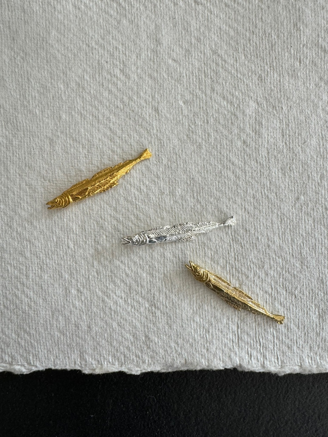 Lucky Fish (silver/brass)