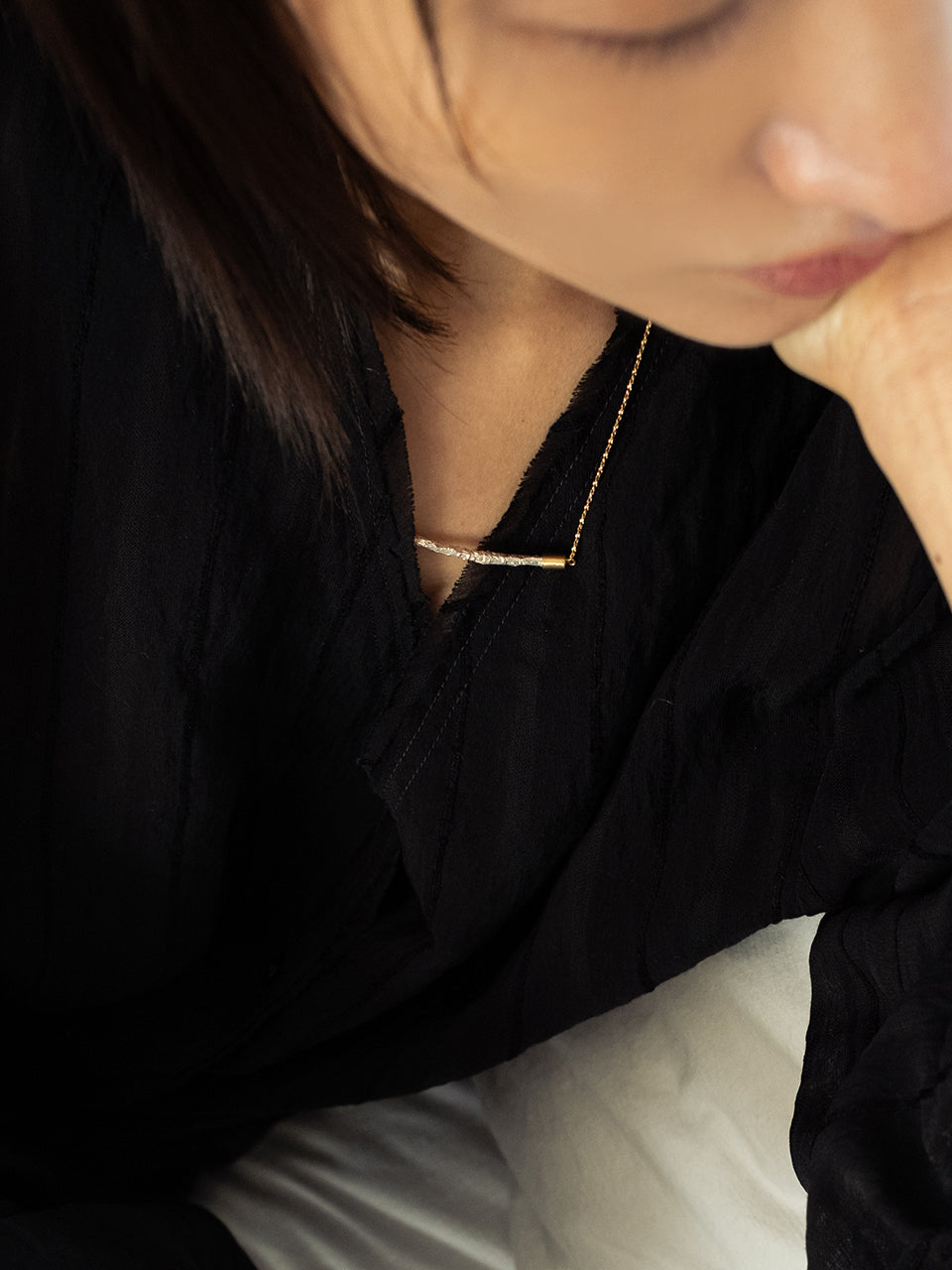 Twig Bar Necklace