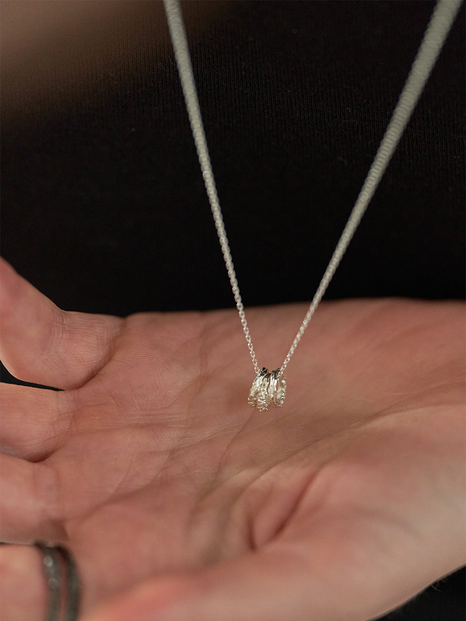 Twig Slim Ring Necklace