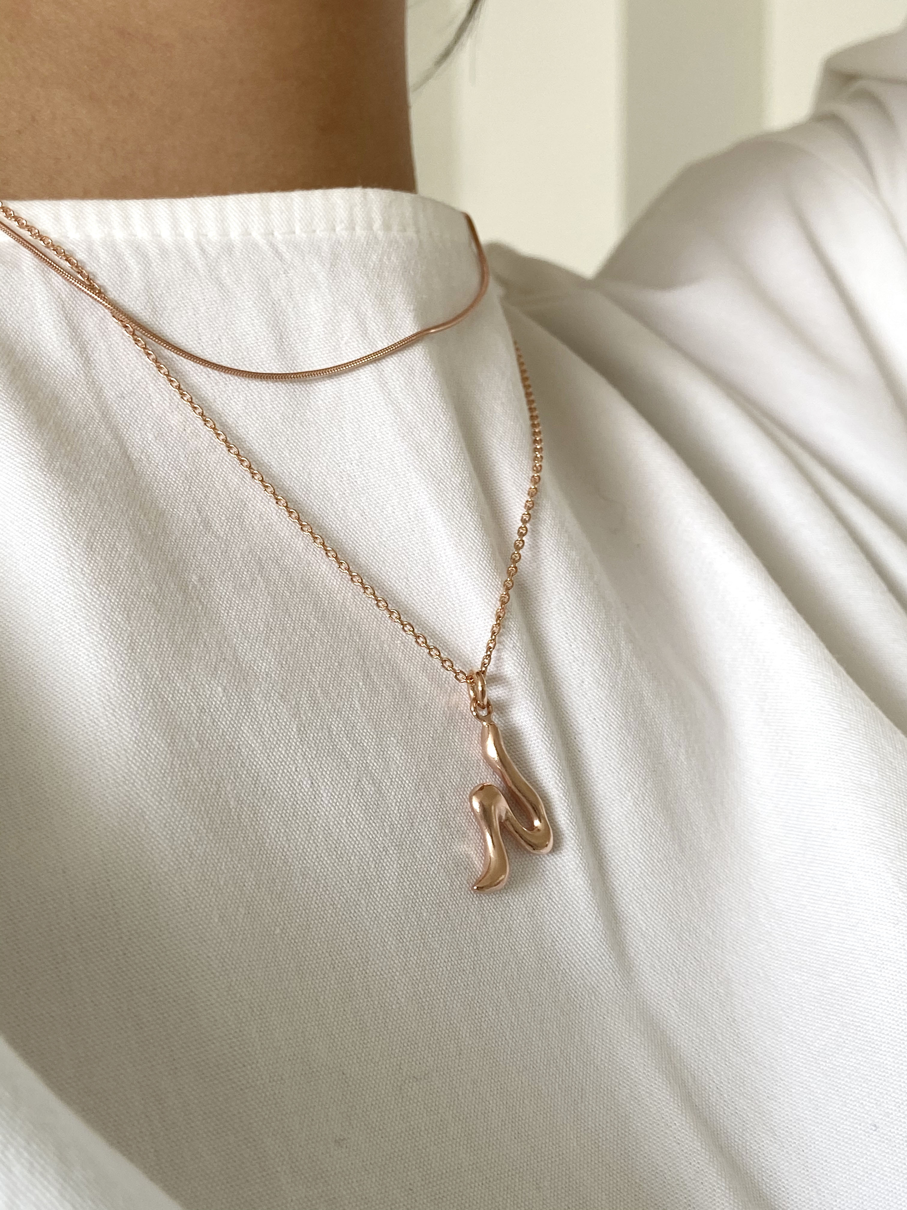 Silky Line Necklace (thin chain)