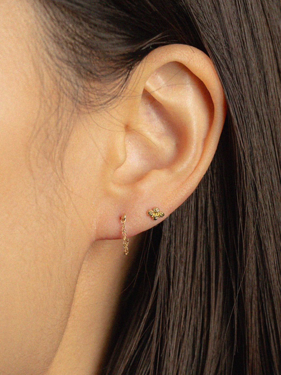 (14k) Four-Leaf Clover Piercing