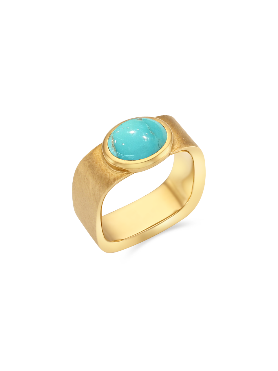 Valentine Square Ring (turquoise)