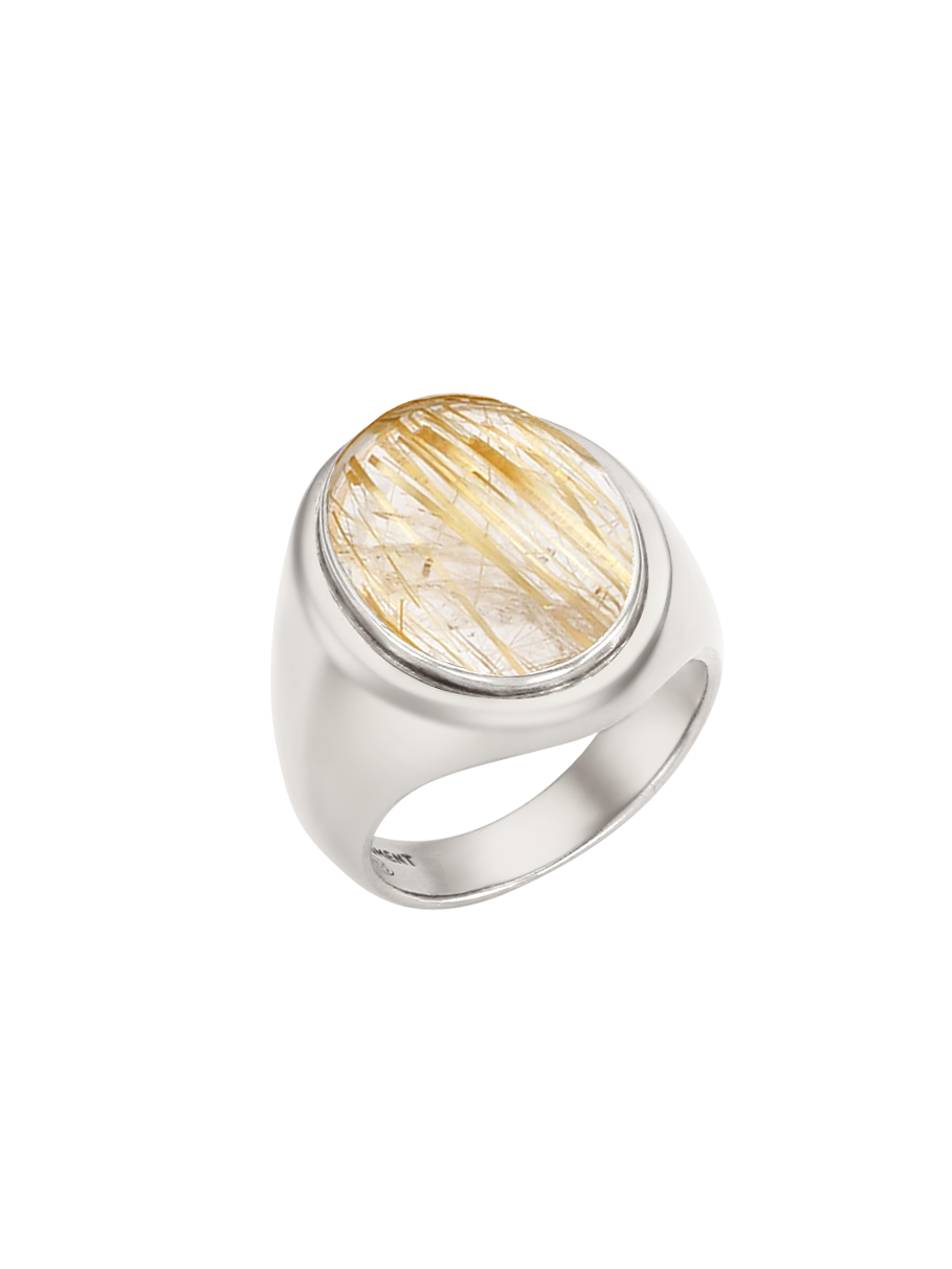 Torry Ring (gold rutile quartz)