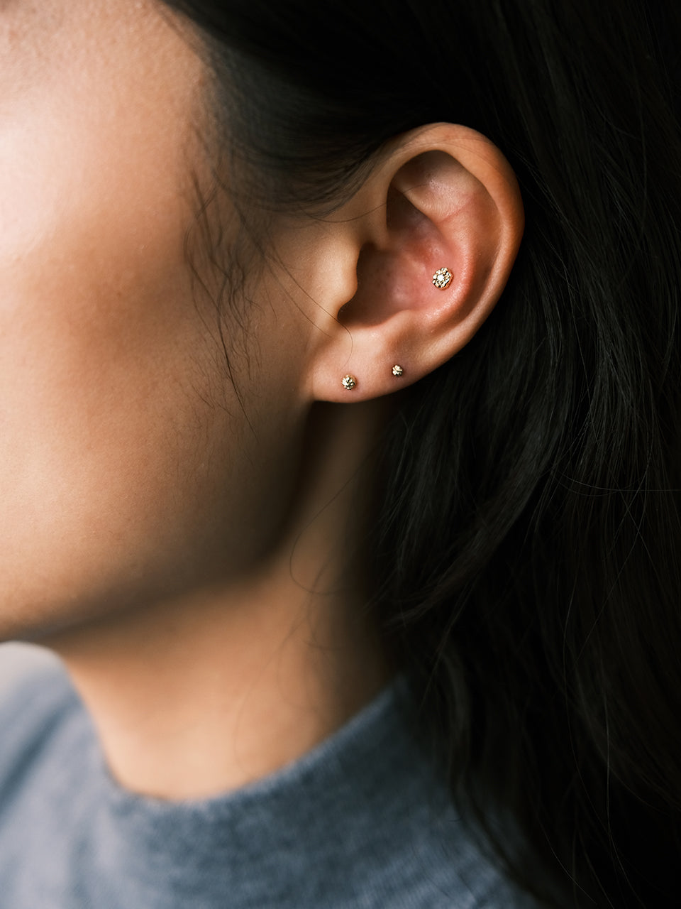 (14k) sparkling ball Piercing (3mm)