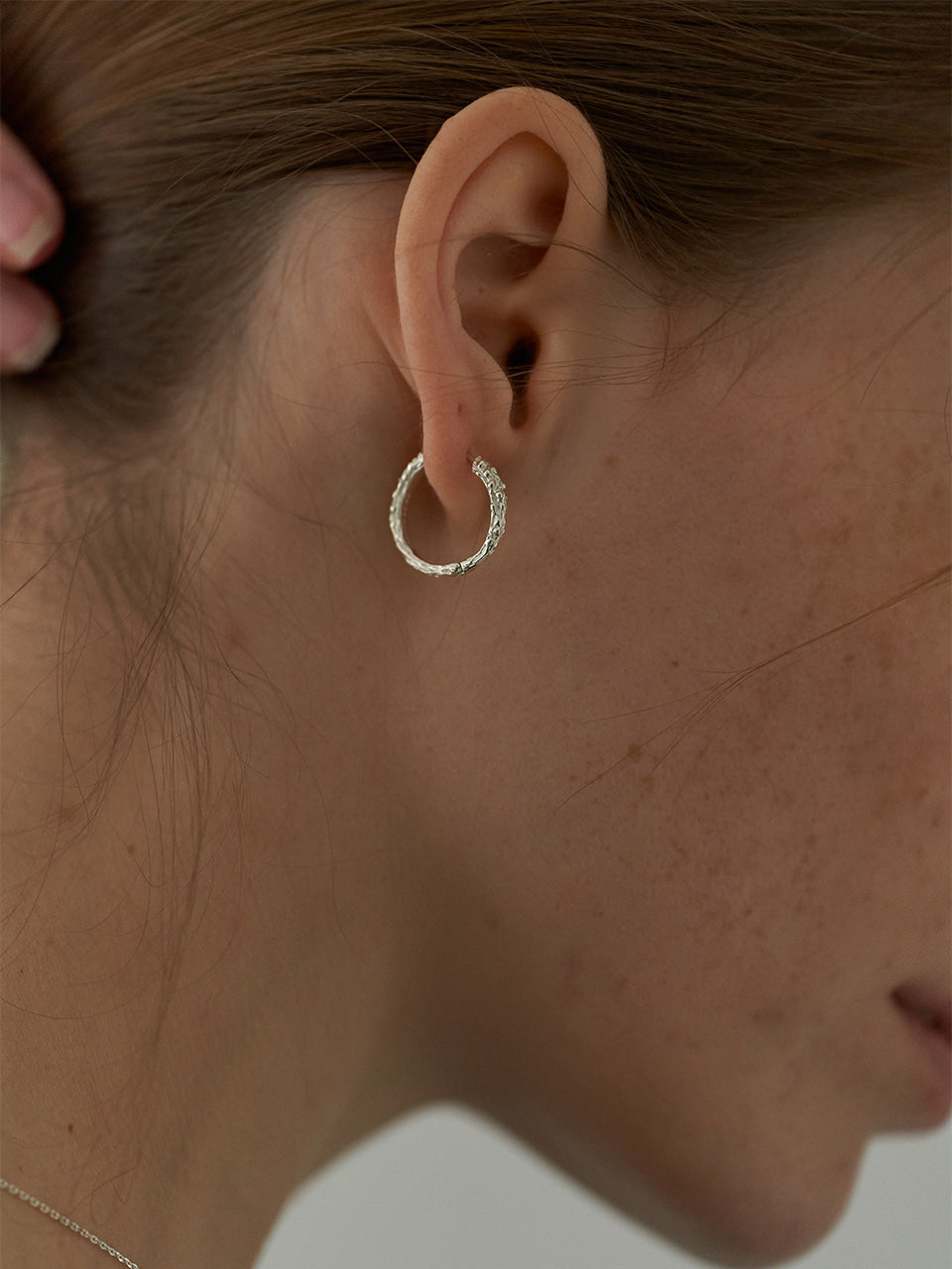 (14k) Twig Slim Earrings (S, M, L)