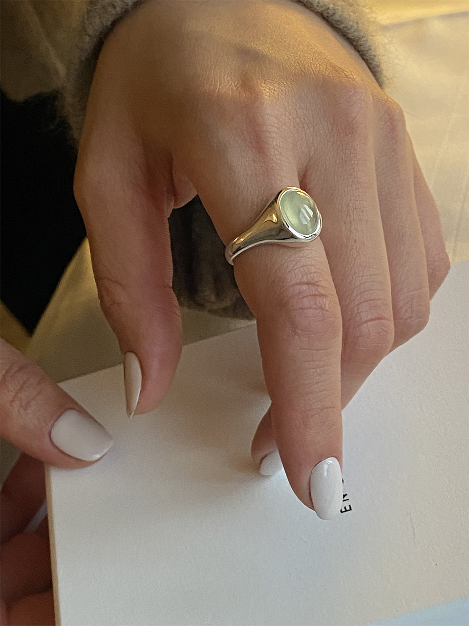 Merry Ring (Prehnite)