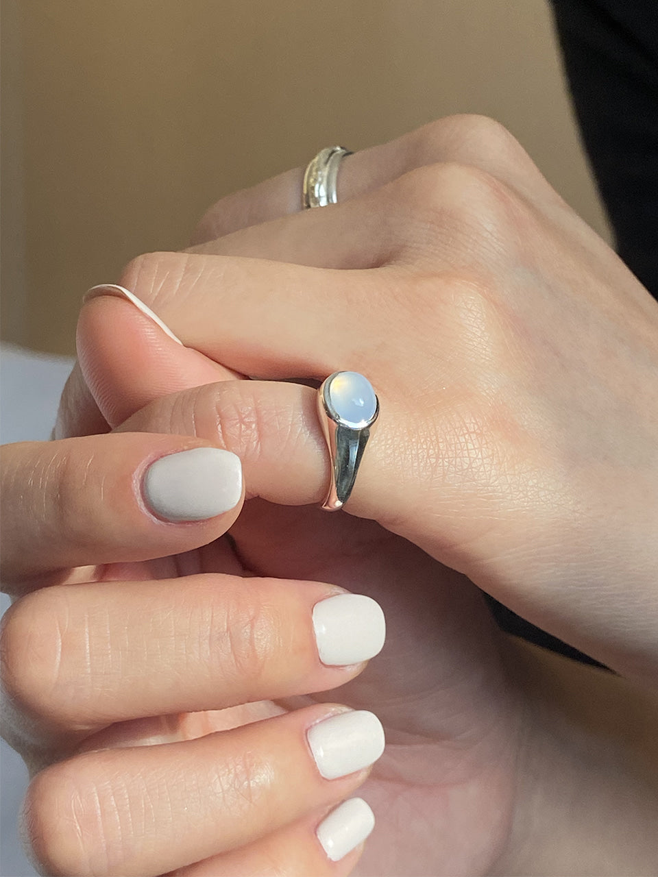 Jolly Ring (Blue Chalcedony)