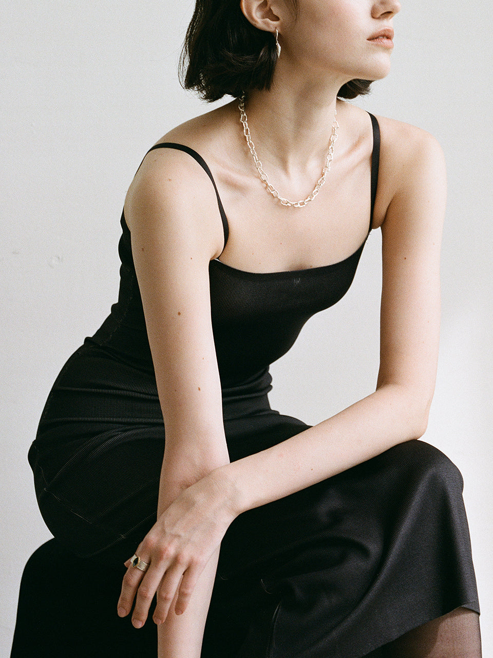 Twig Square Chain Necklace