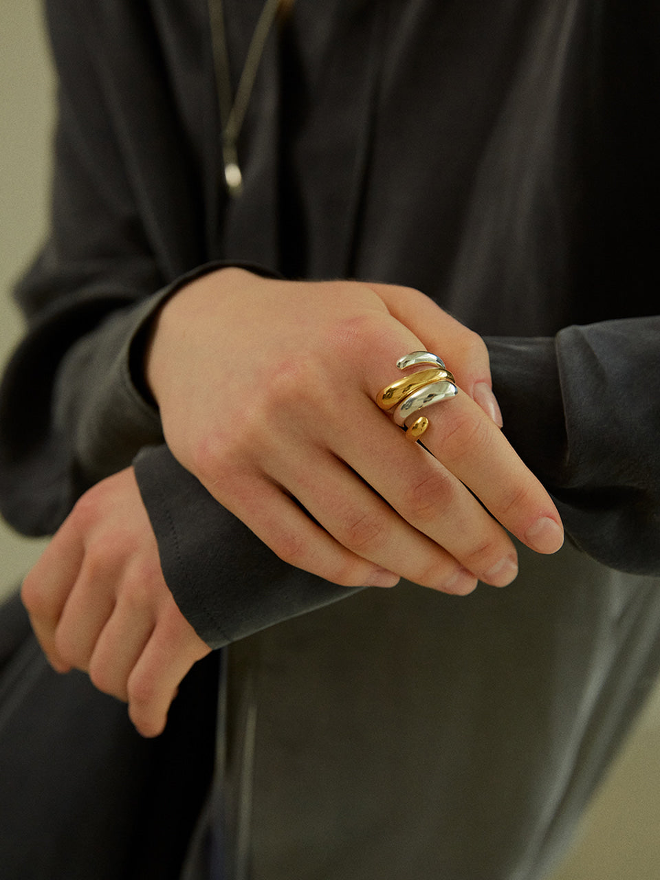 Waterdrop Open Ring