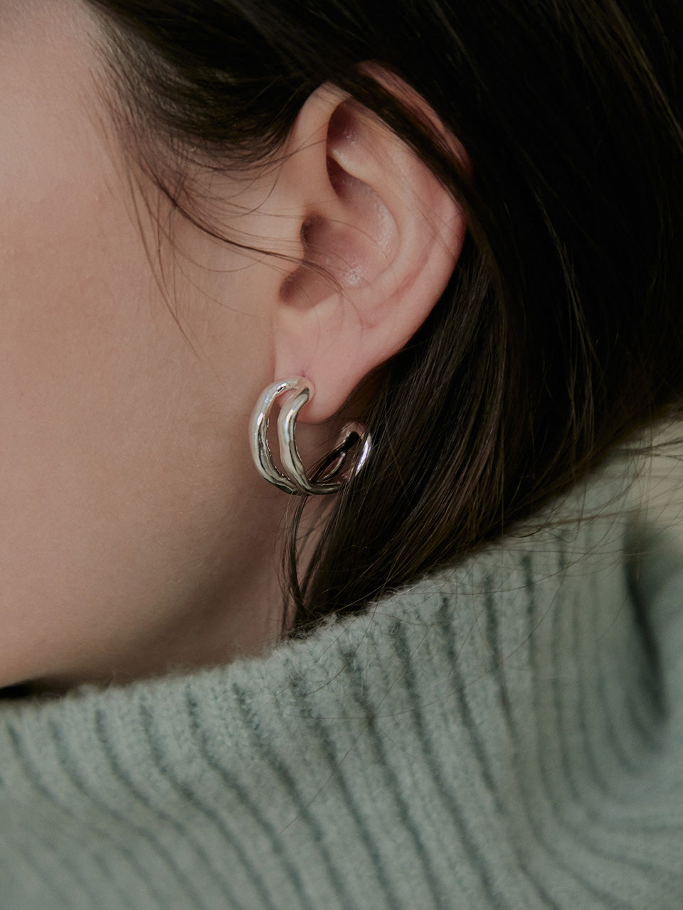 Line Ring Earrings