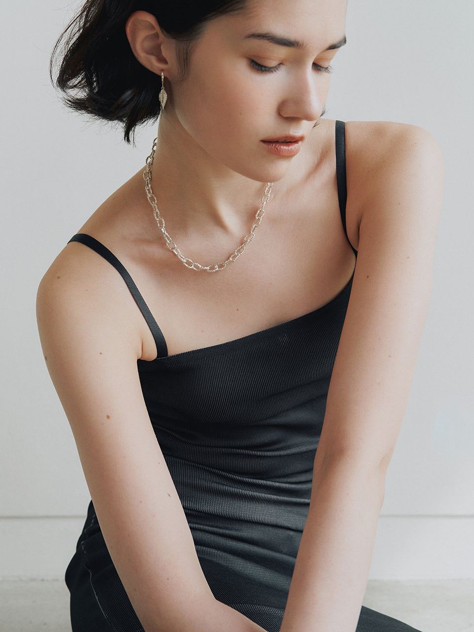 Twig Square Chain Necklace