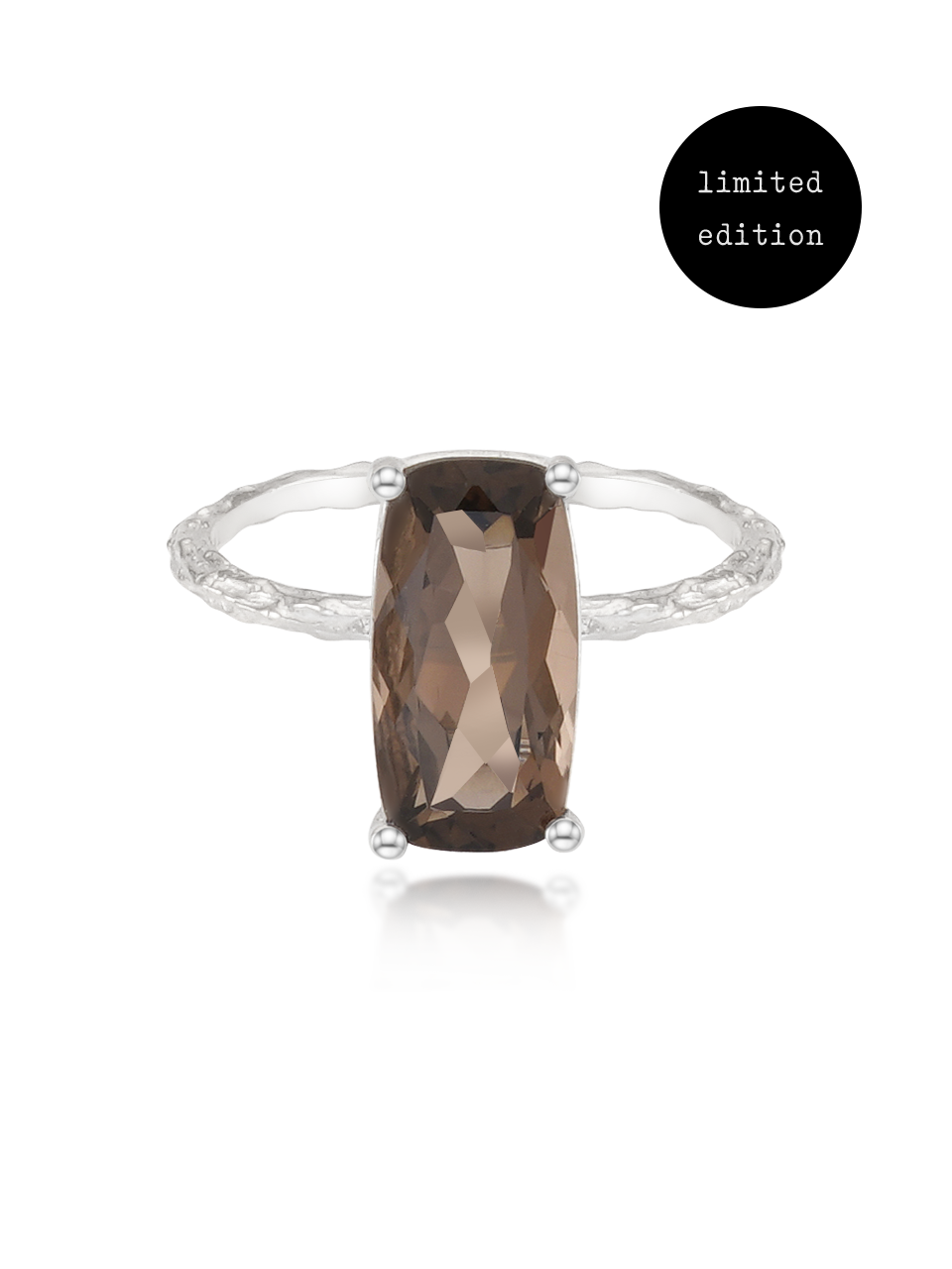 Cotton Candy Ring (smoky quartz)