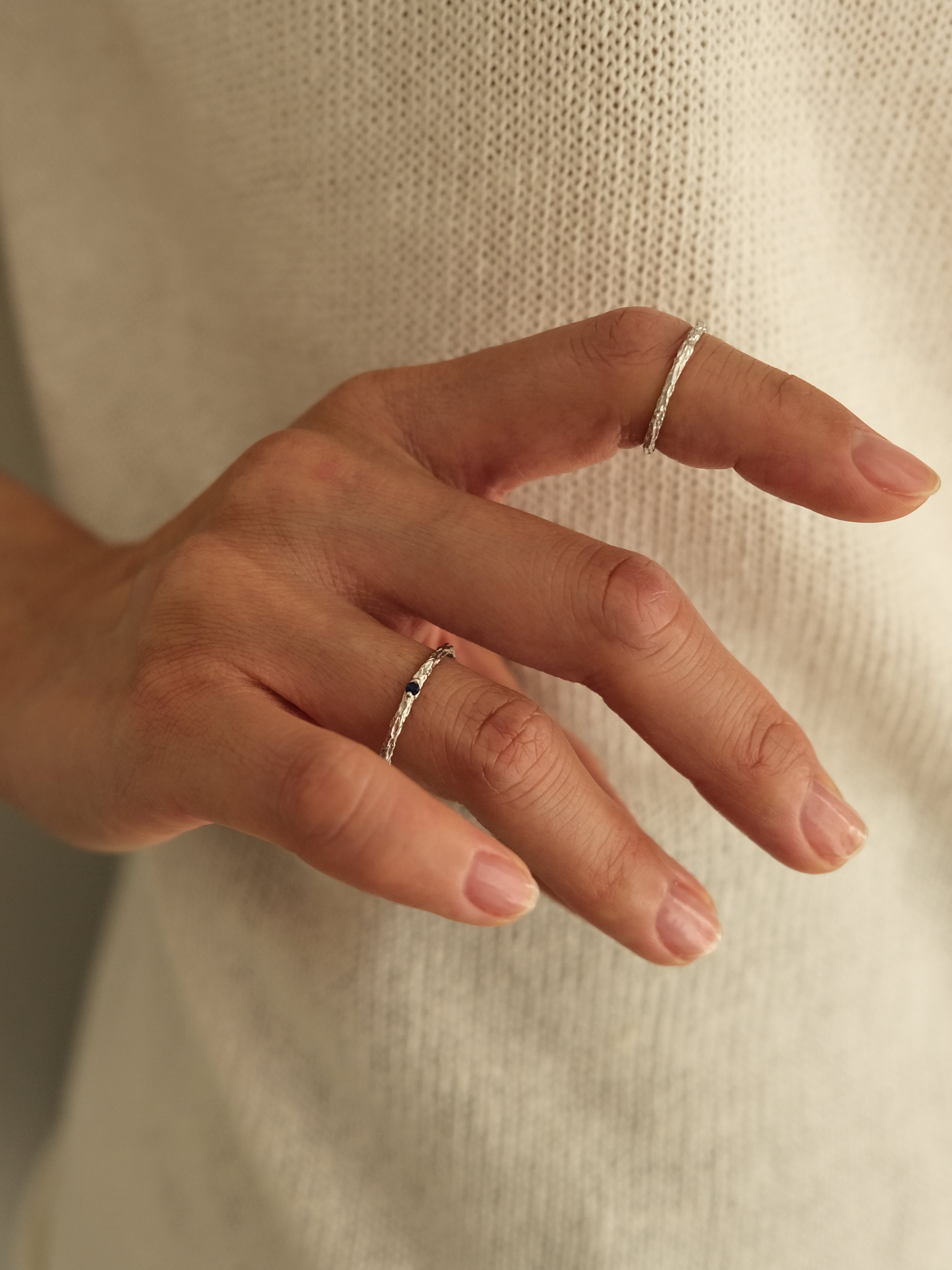 (14k) Twig Skinny Ring