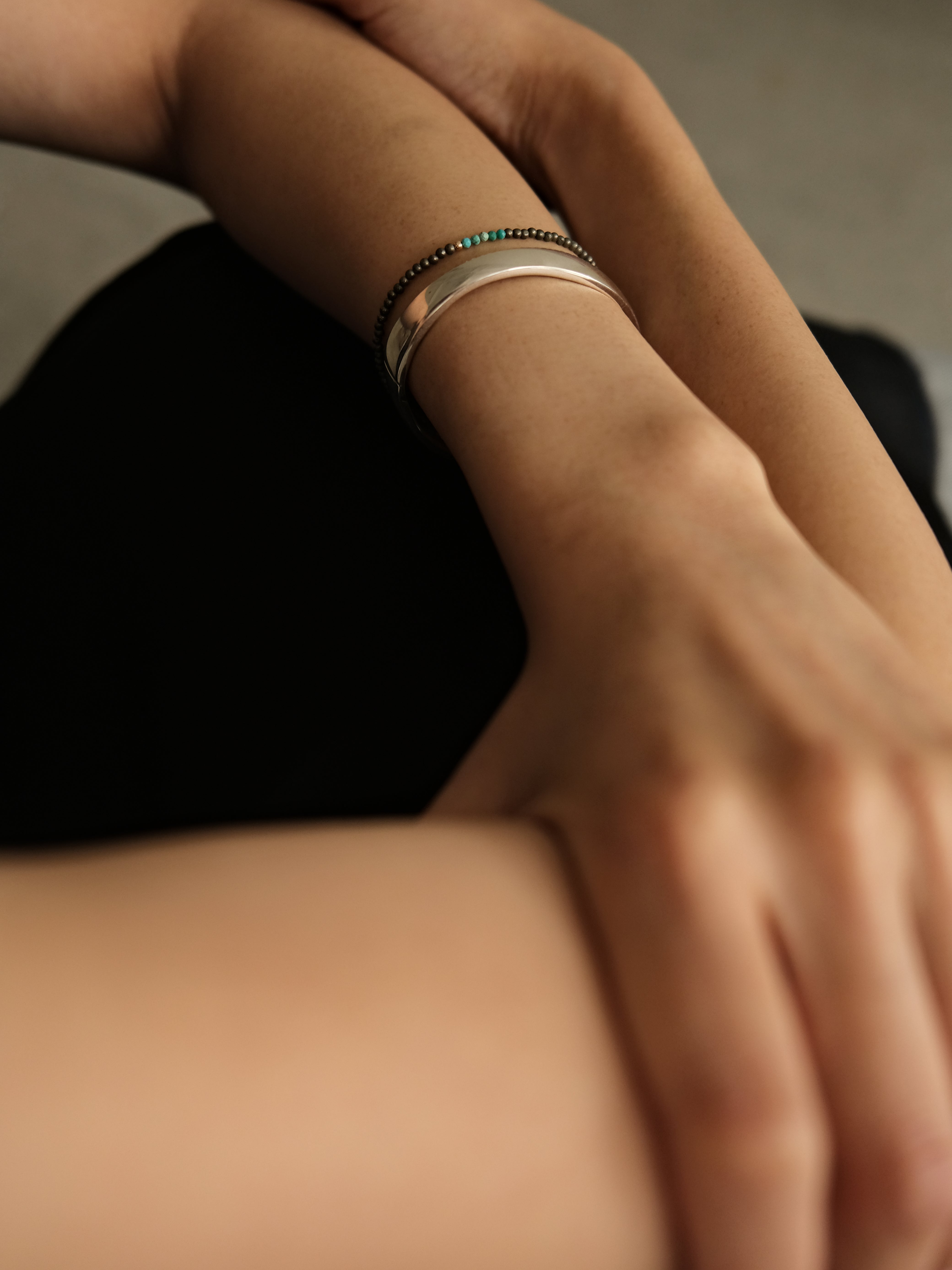 (14k) Margo Bracelet (turquoise)