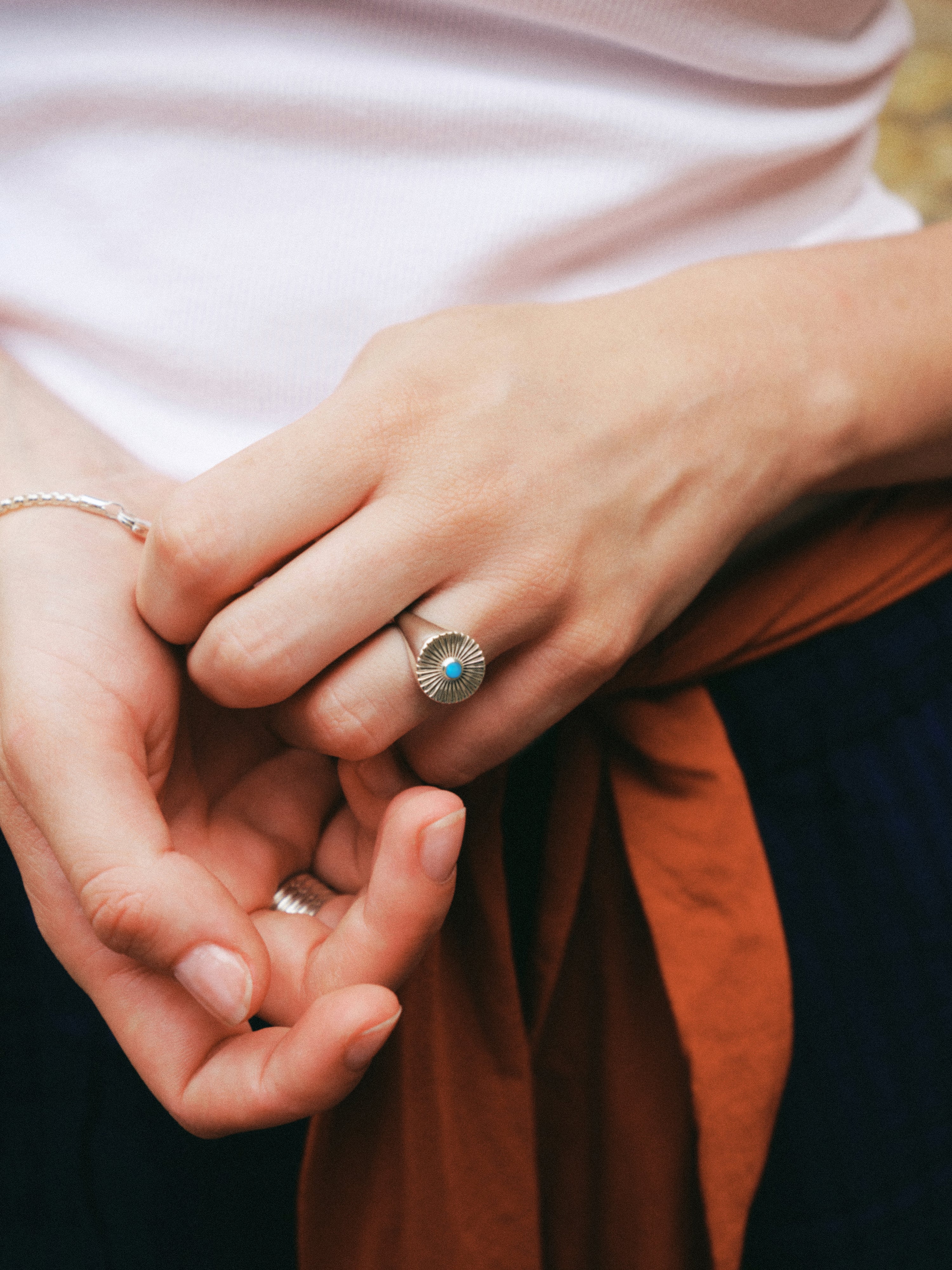 Rosette Ring (Turquoise)