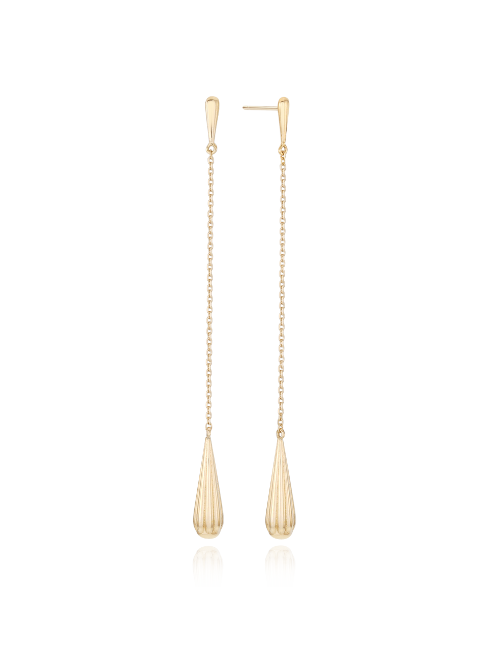 Goutte Long Drop Earrings