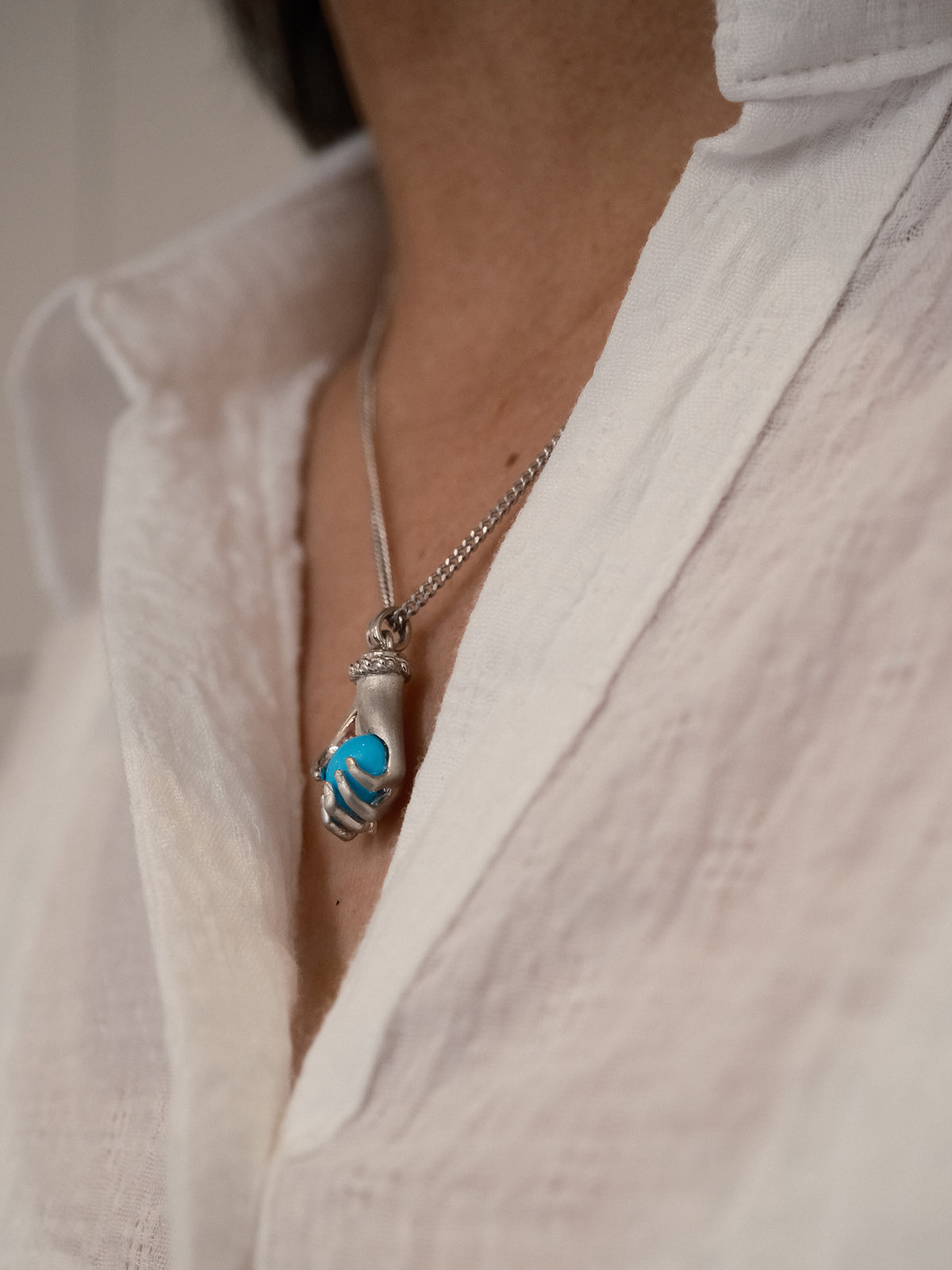 Grab Your Stone Necklace (12月 turquoise)