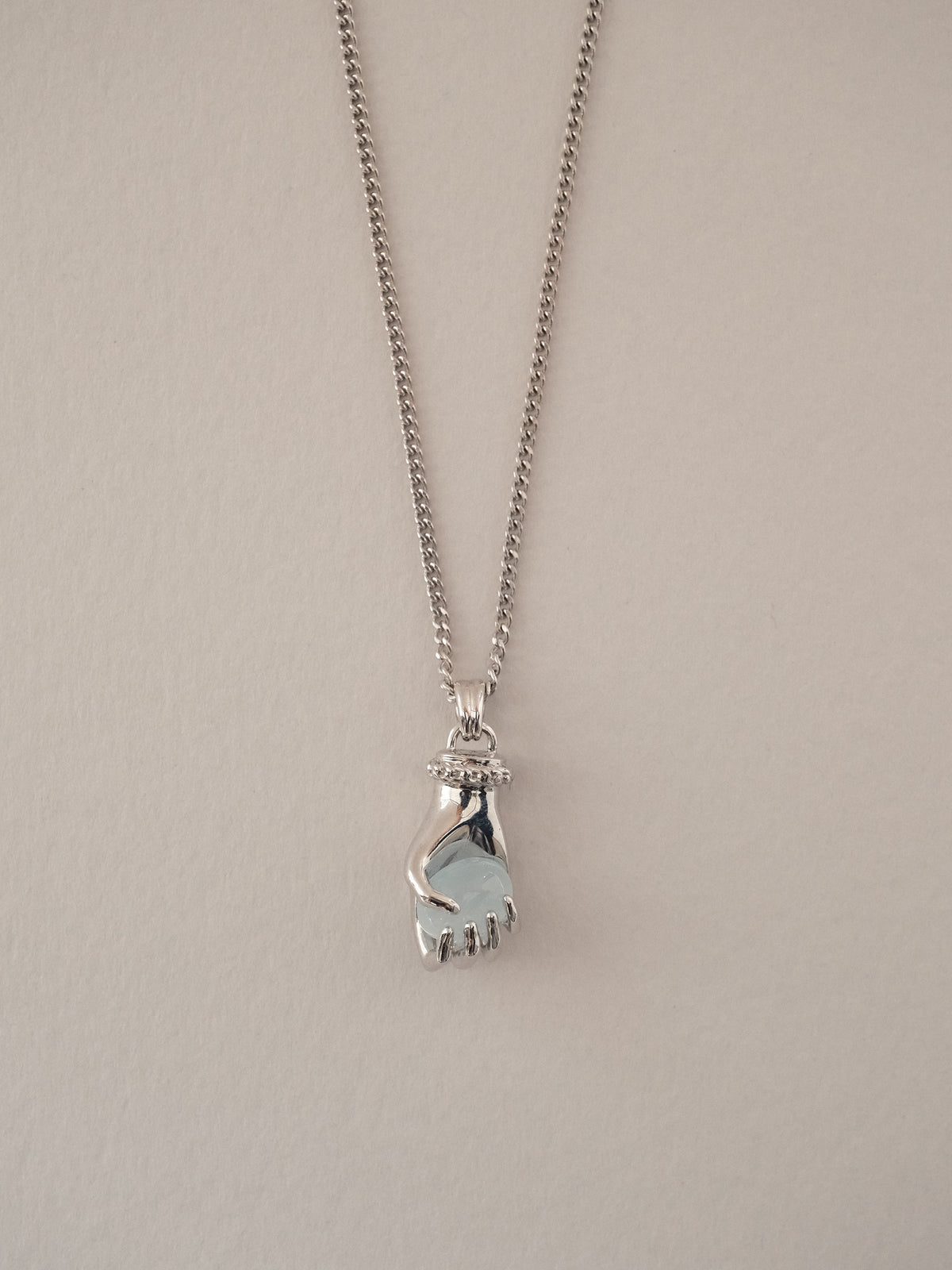 Grab Your Stone Necklace (3月 aquamarine)