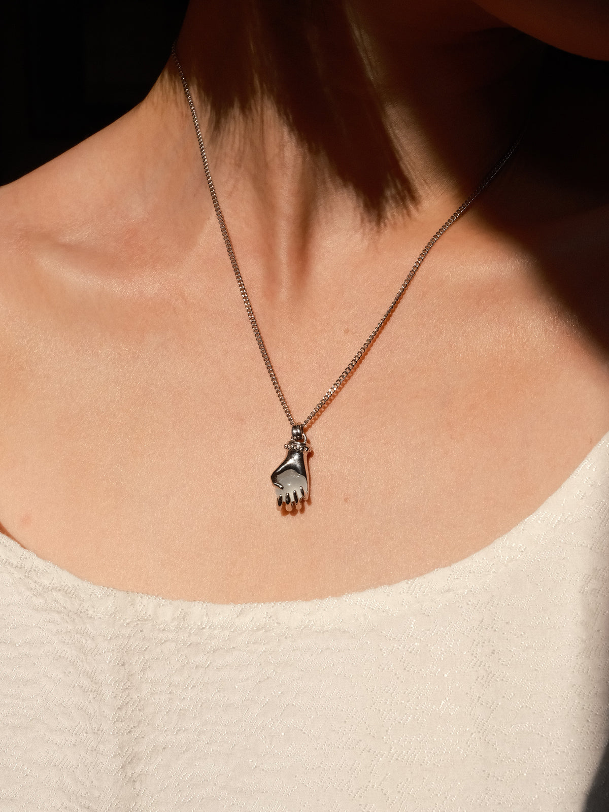 Grab Your Stone Necklace (3月 aquamarine)