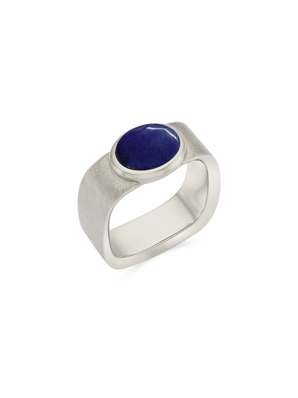 Valentine Square Ring (Lapis Lazuli)