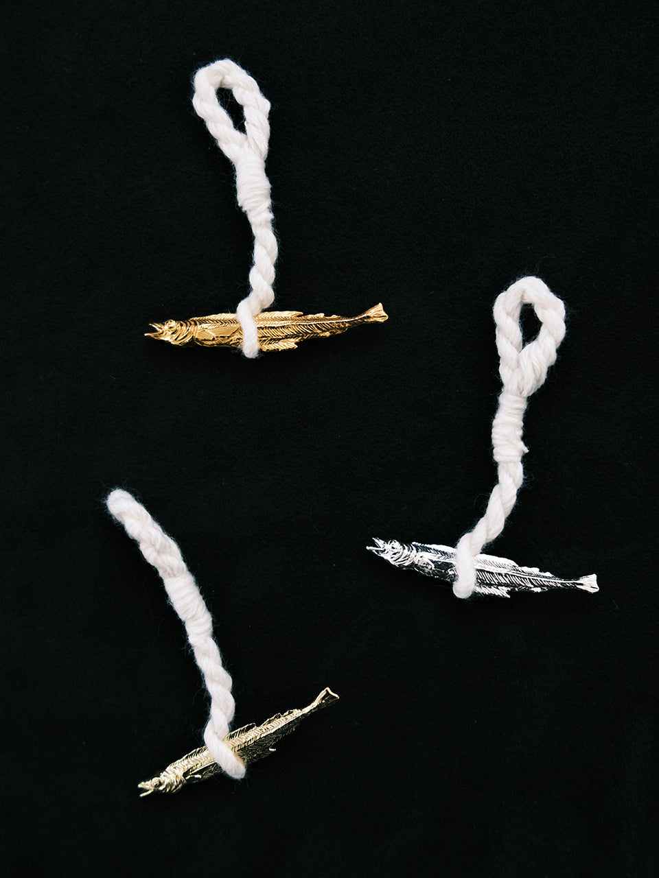 Lucky Fish (silver/brass)