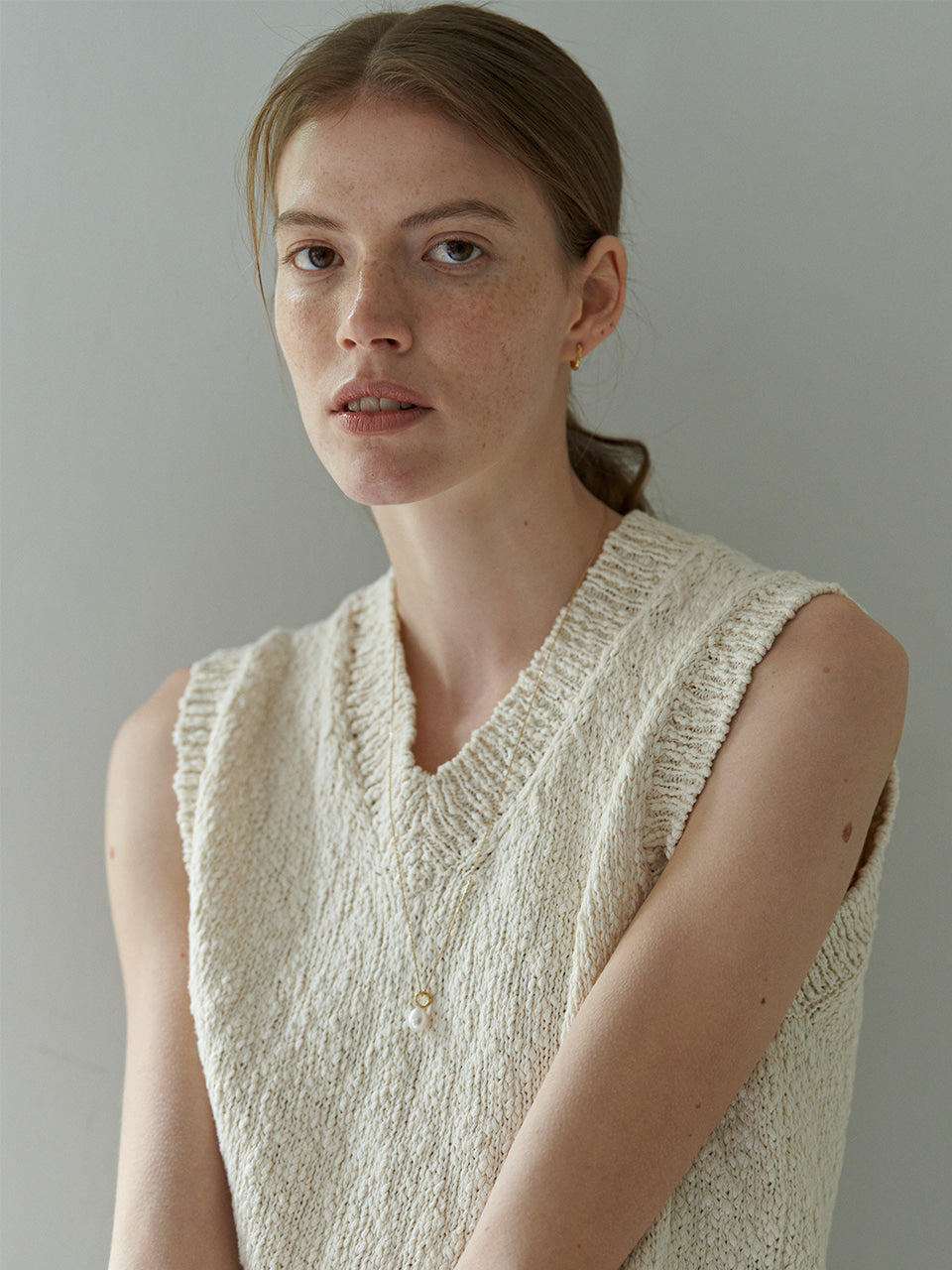 Twig Pearl Necklace
