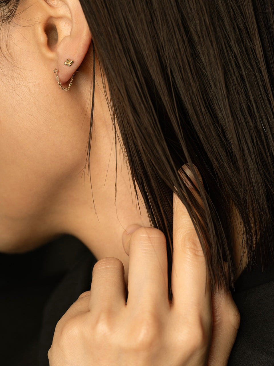 (14k) Four-Leaf Clover Piercing