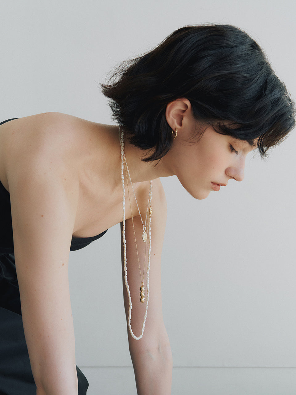 Dotori Necklace (pearl)