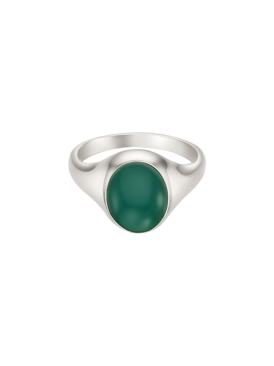 Merry Ring (Green Chalcedony)