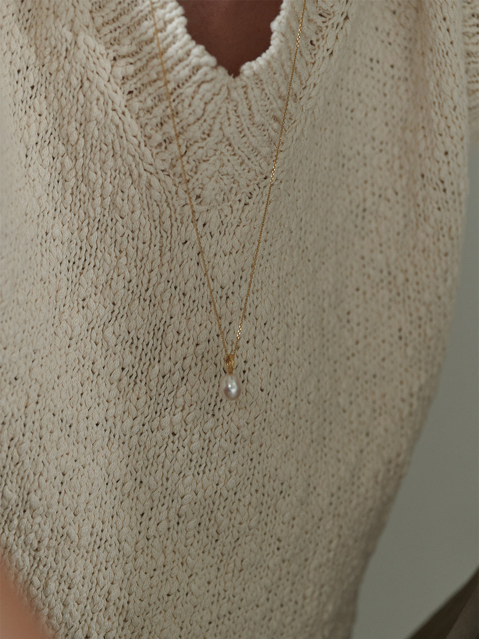 Twig Pearl Necklace