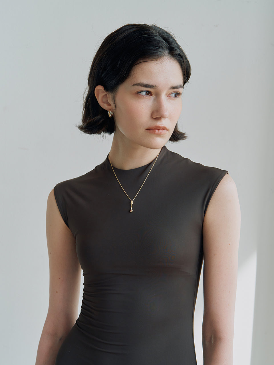 (14k) Baguette Magique Necklace