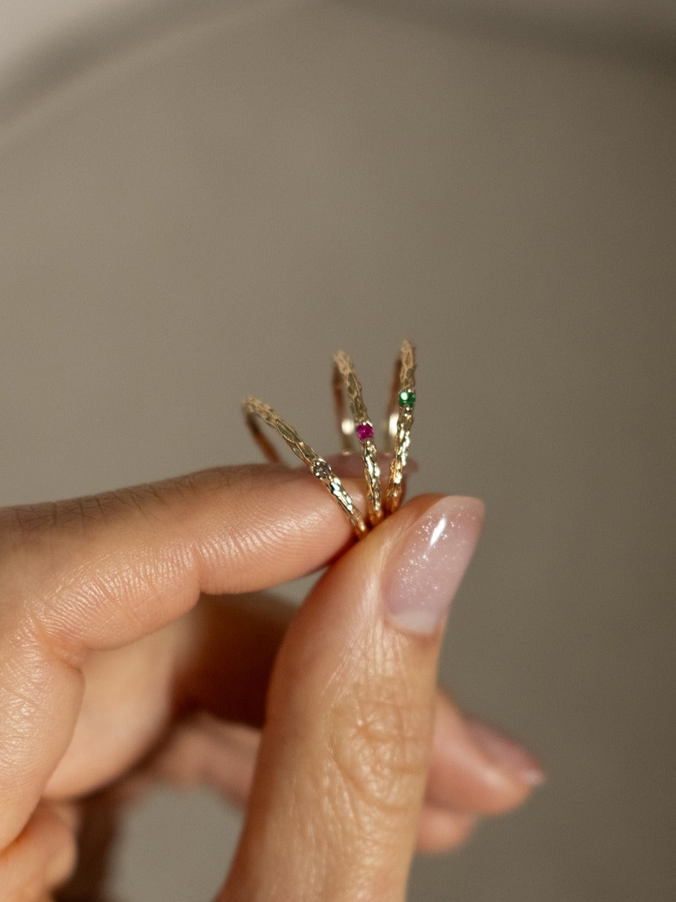 (14k) Twig Skinny Ring