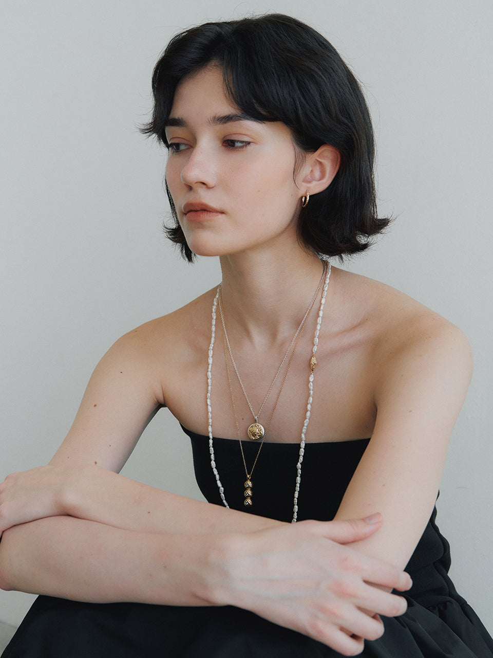 Dotori Necklace (pearl)