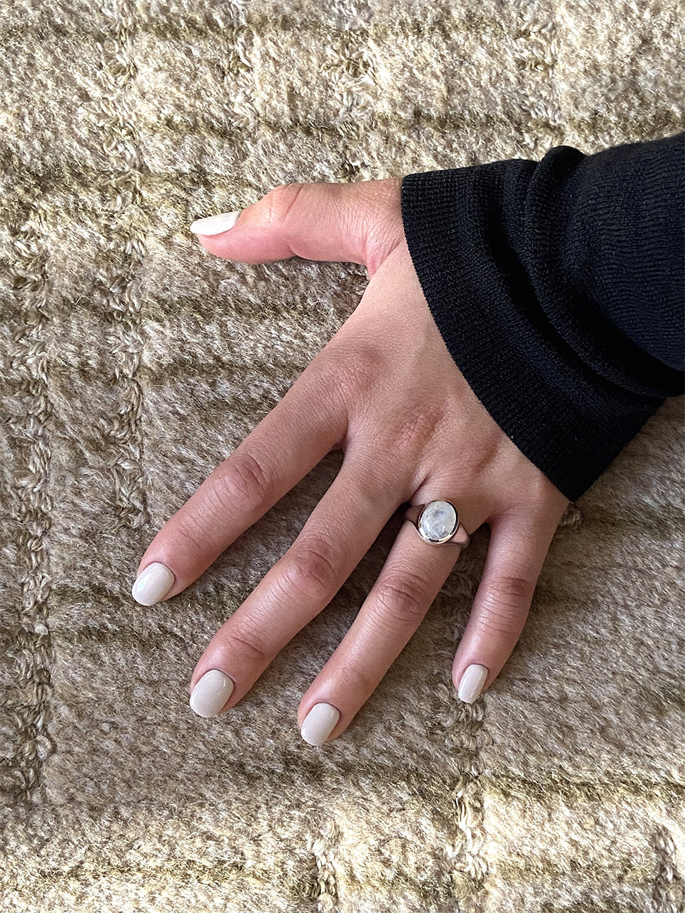 Merry Ring (Rainbow Moonstone)