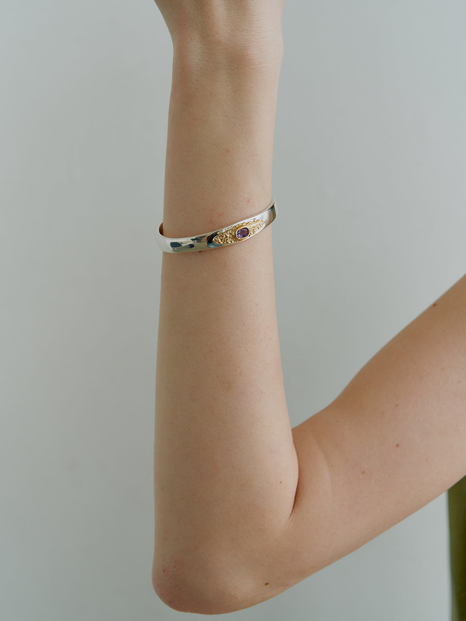 Twig Fancy Bangle (amethyst)