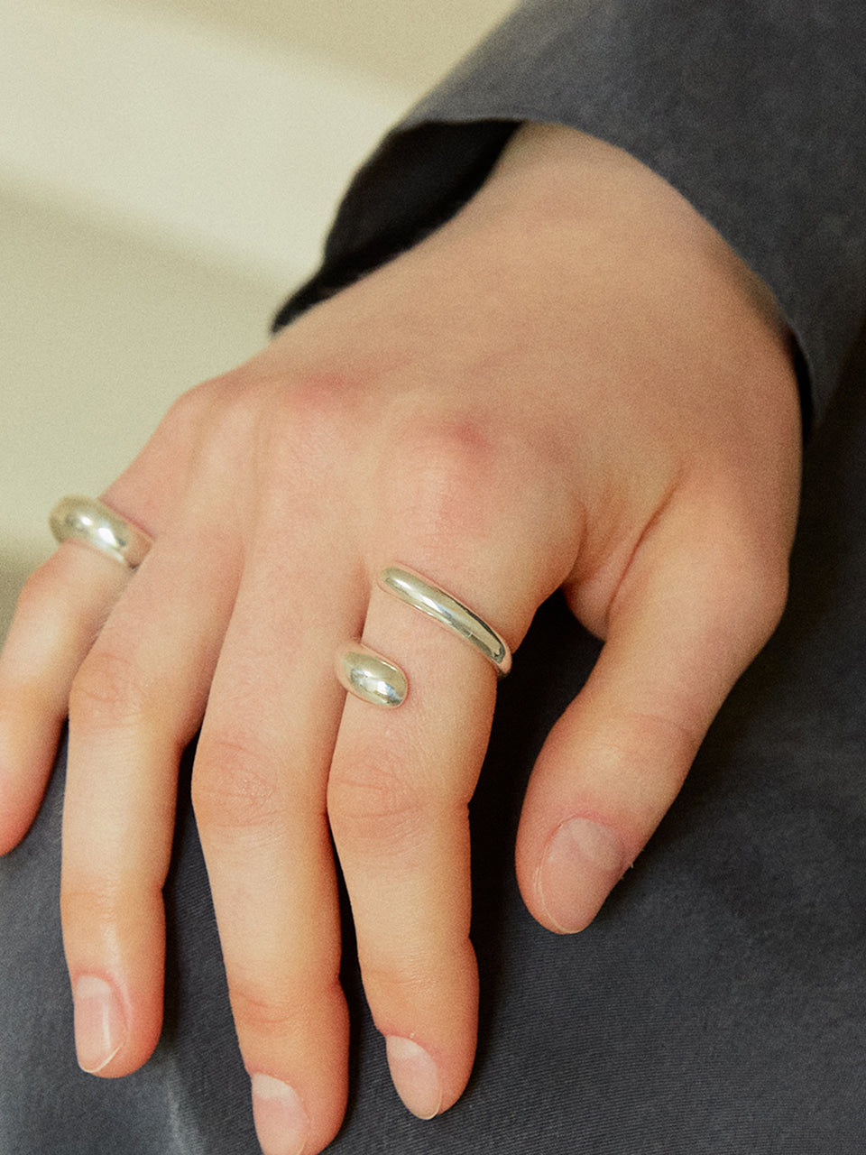 Waterdrop Open Ring