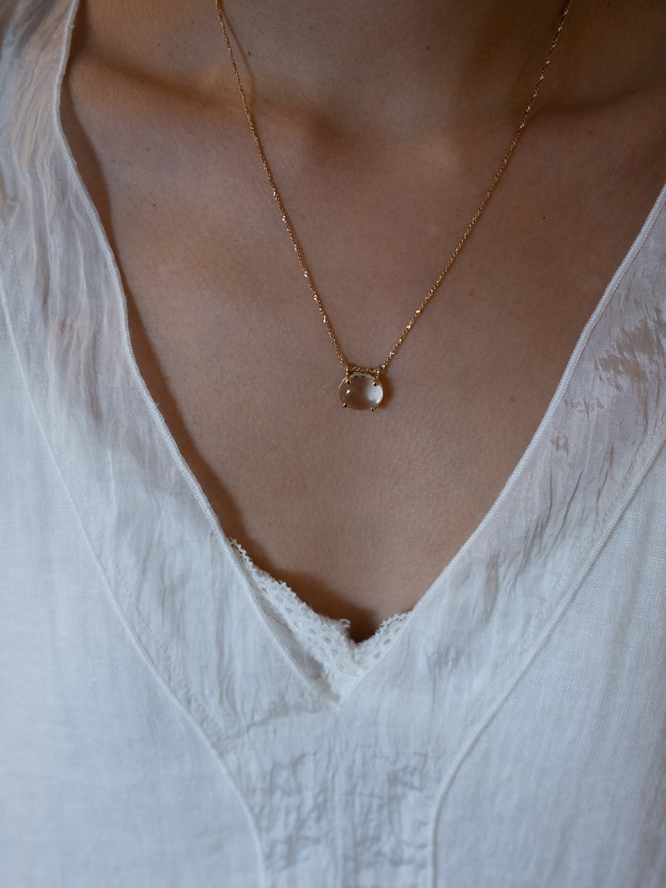 Twig Quartz Necklace