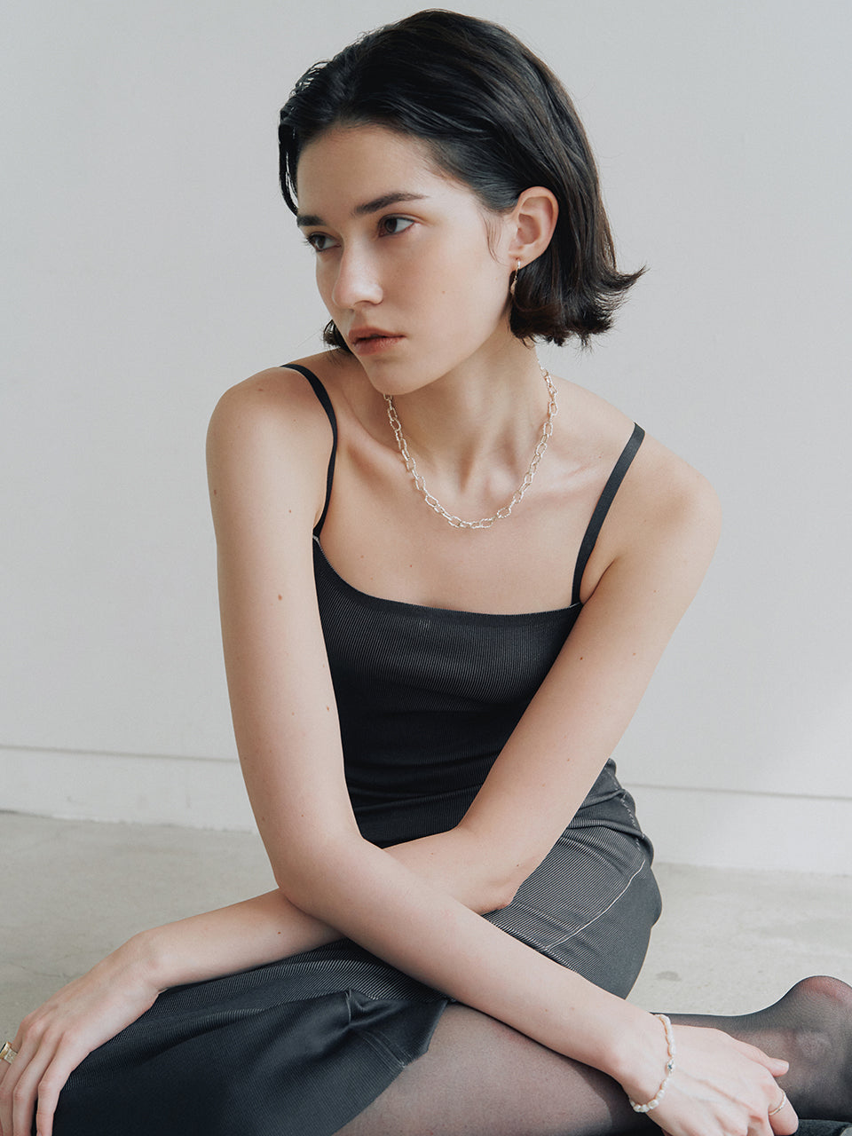 Twig Square Chain Necklace